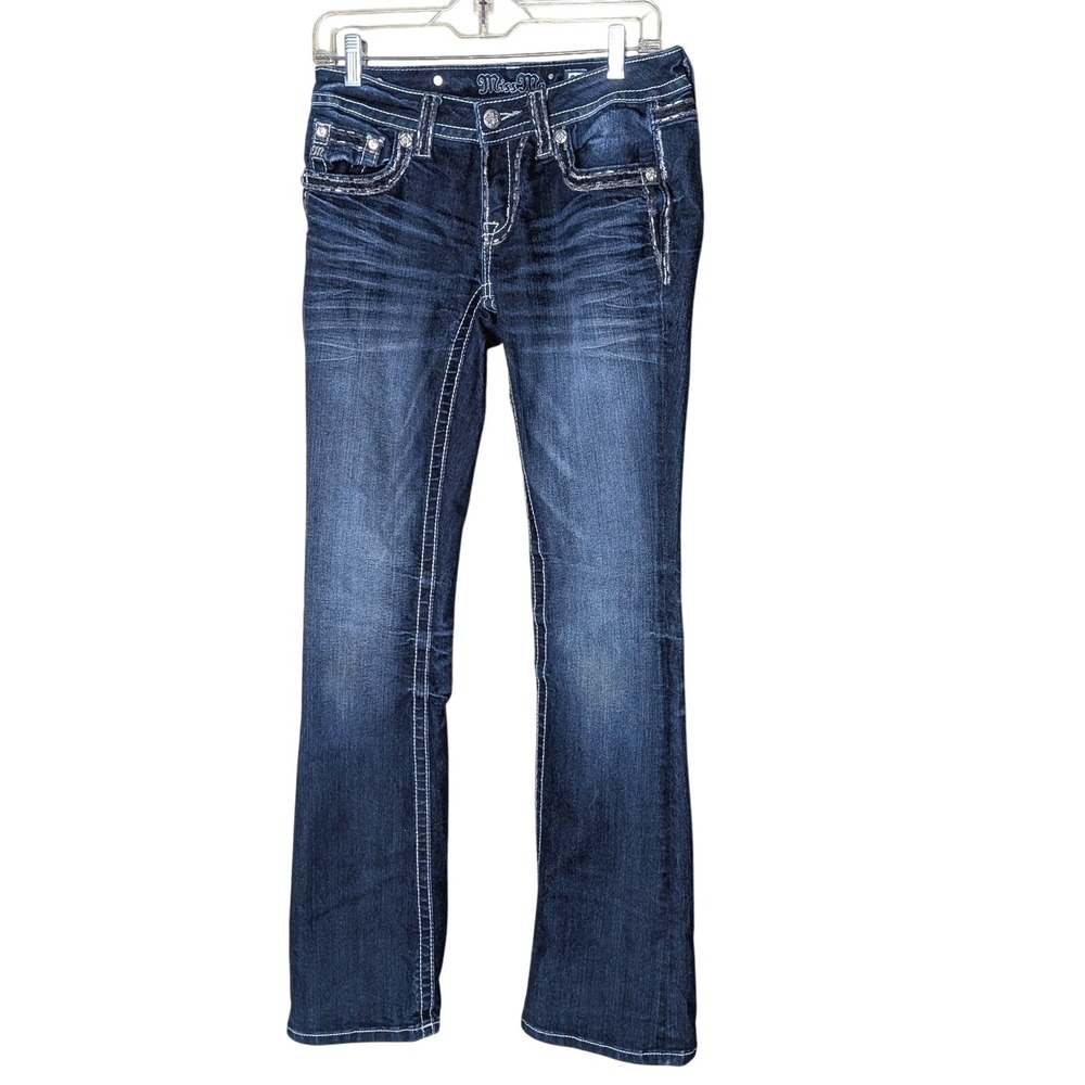 Miss Me Signature Boot Cut Jeans‎ Dark Wash Size 27